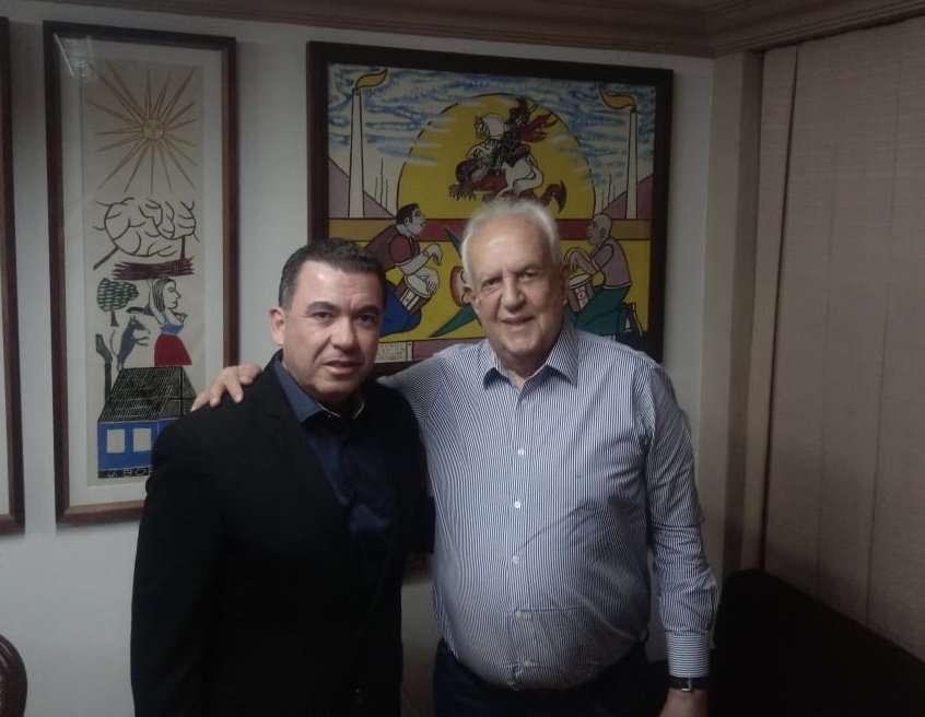 Prefeito Altair Júnior se reúne com o senador Jarbas Vasconcelos