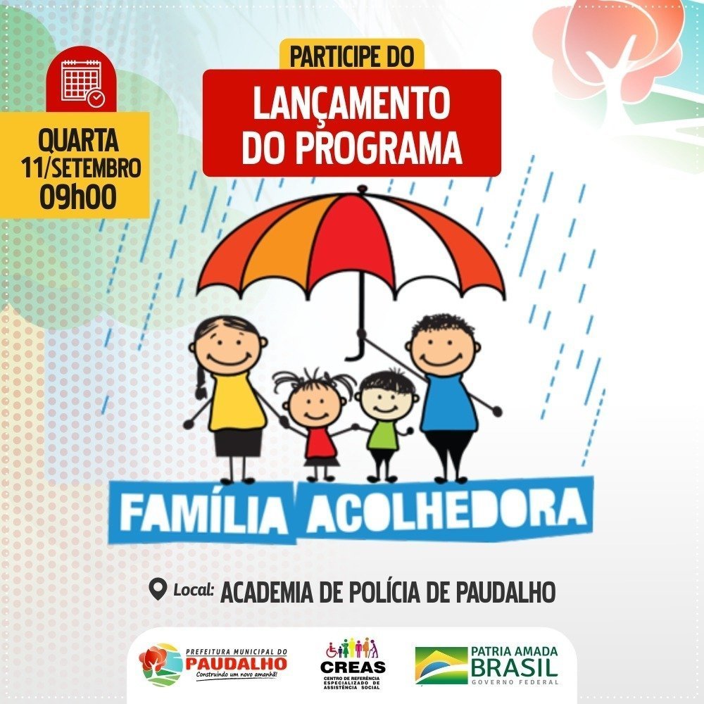 Prefeitura do Paudalho lança Programa Família Acolhedora