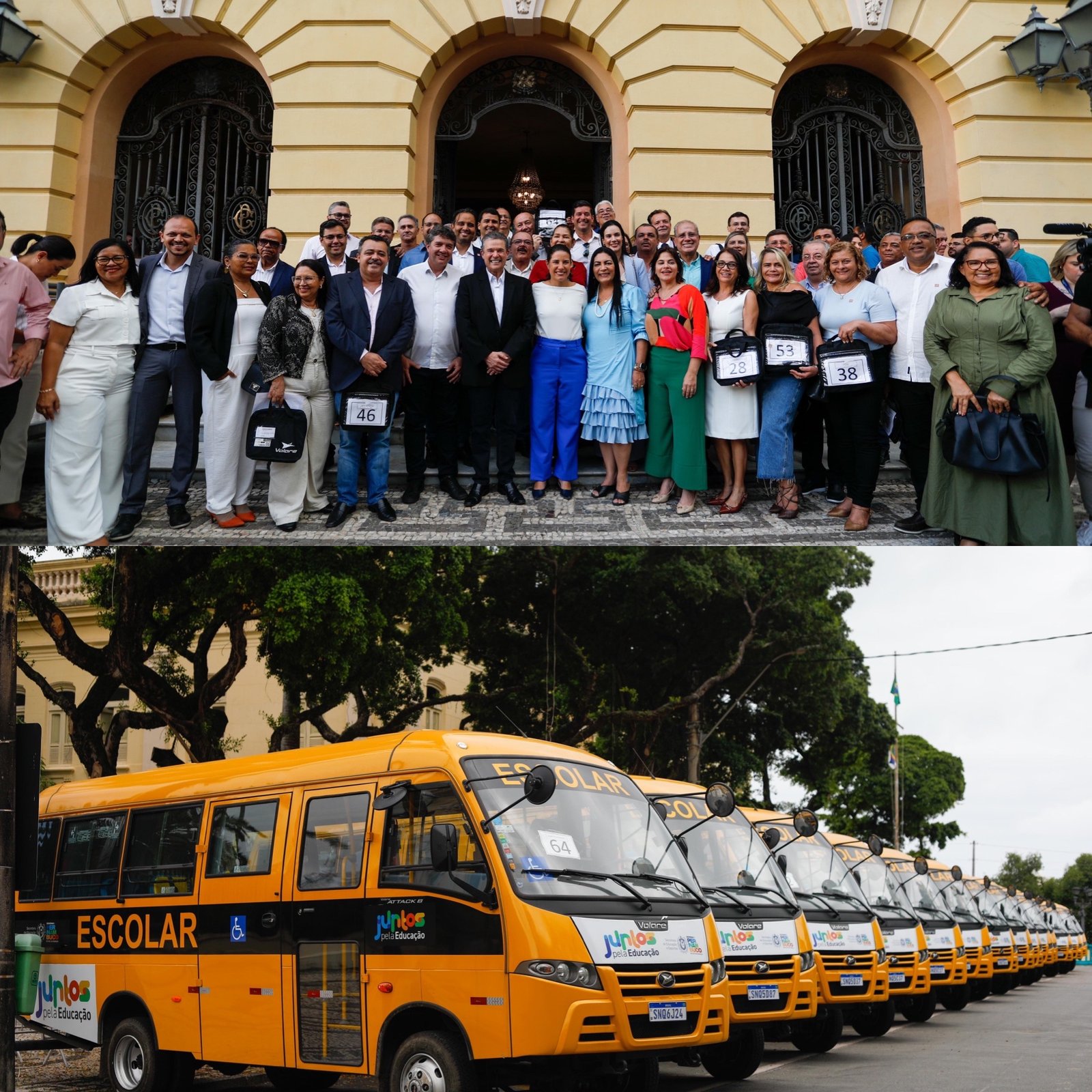 Secretária Raquel Teixeira conclui entrega de 46 novos ônibus para
