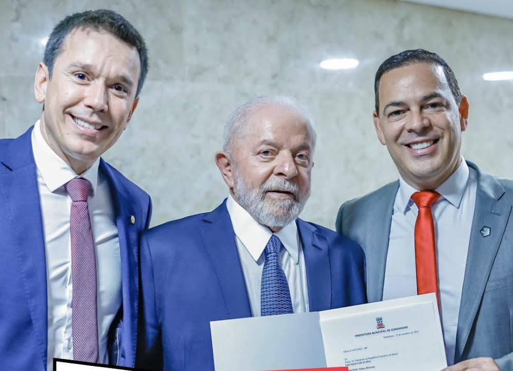 Prefeito Sivaldo Albino Deputado Felipe Carreras Presidente Lula