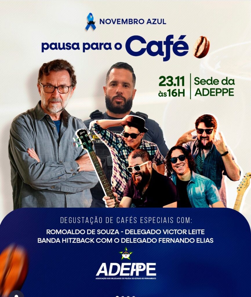 Associação dos Delegados de Polícia de Pernambuco promove o “Pausa para o café”