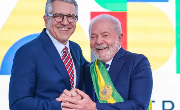 O ministro Alexandre Padilha e o presidente Lula. (Ricardo Stuckert/ PR/Divulgação)