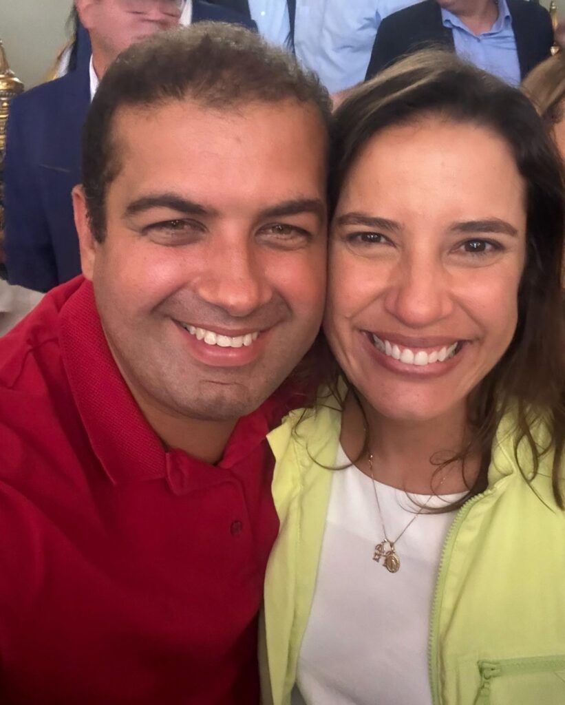Prefeito de Vicência Eder Walter e governadora Raquel Lyra