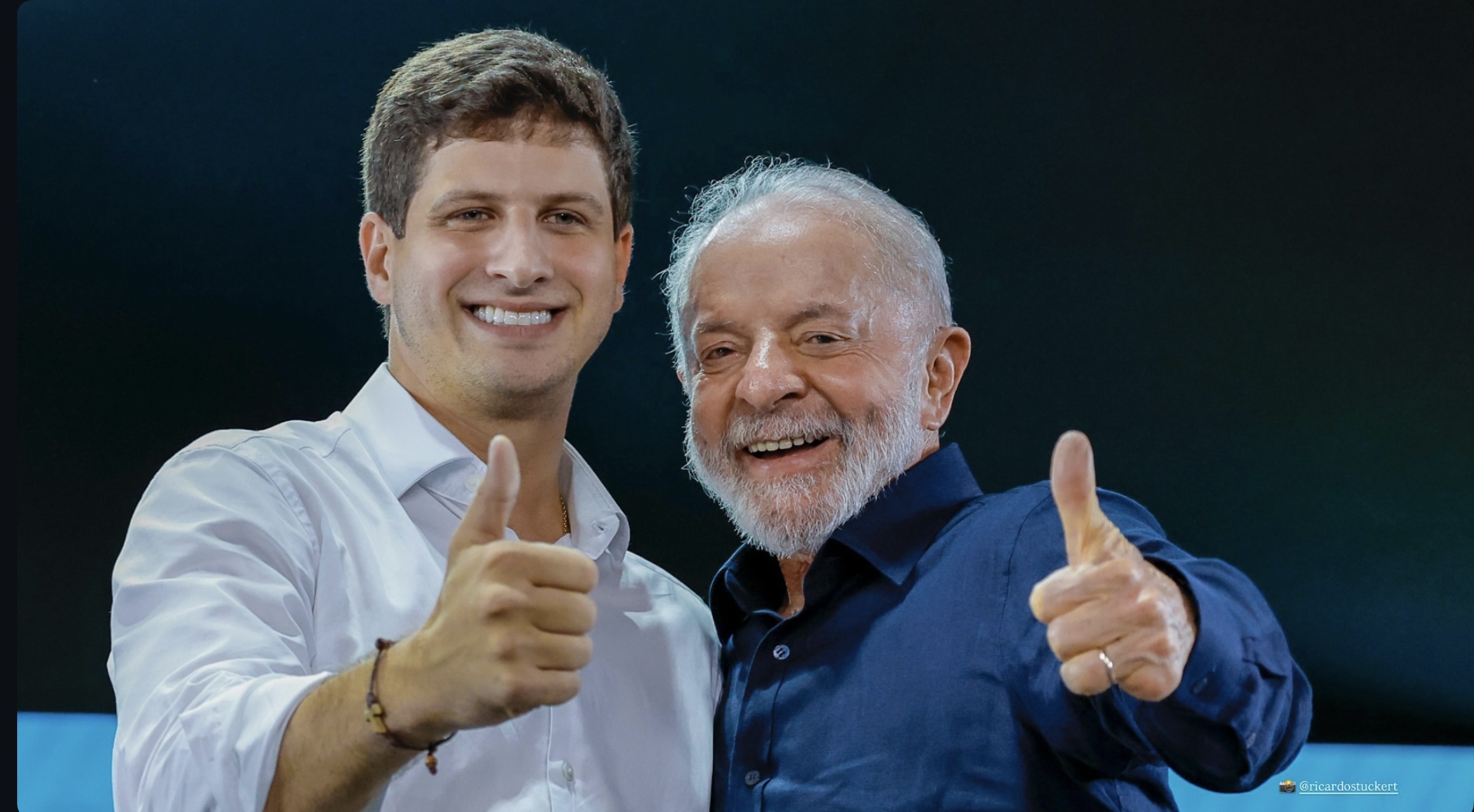 Prefeito João Campos s Presidente Lula
